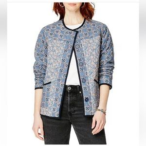 Roller Rabbit Blue Floral Jacket EUC